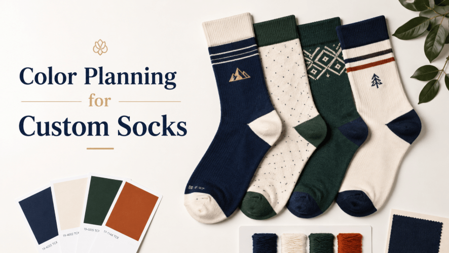 Color Planning for Custom Socks: How to Keep Brand Colors Clear