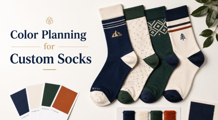 Color Planning for Custom Socks: How to Keep Brand Colors Clear
